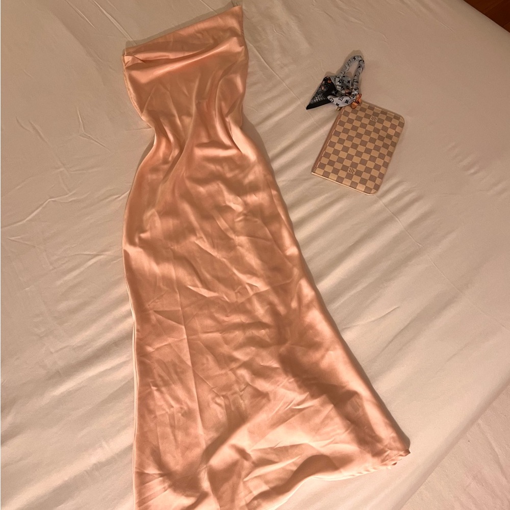 Pastel pink dress